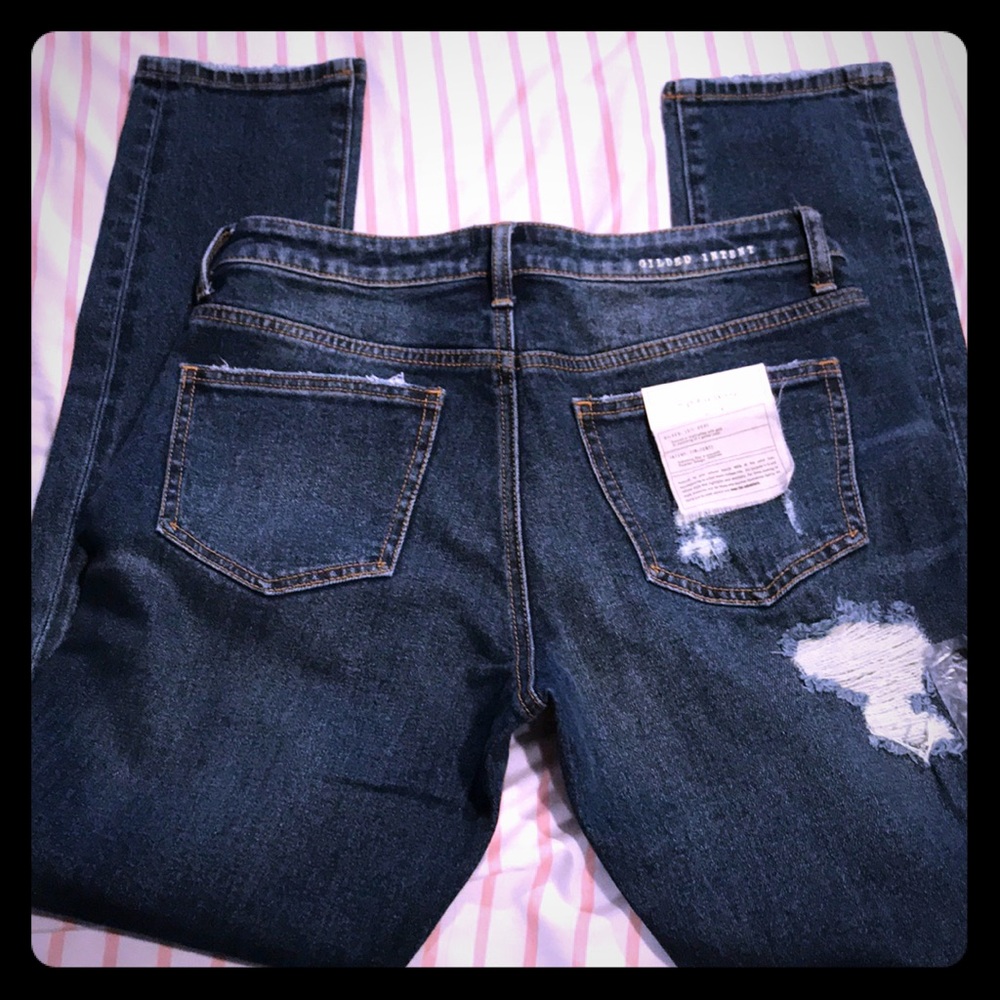 NWT Gilded Intent high rise skinny jeans
